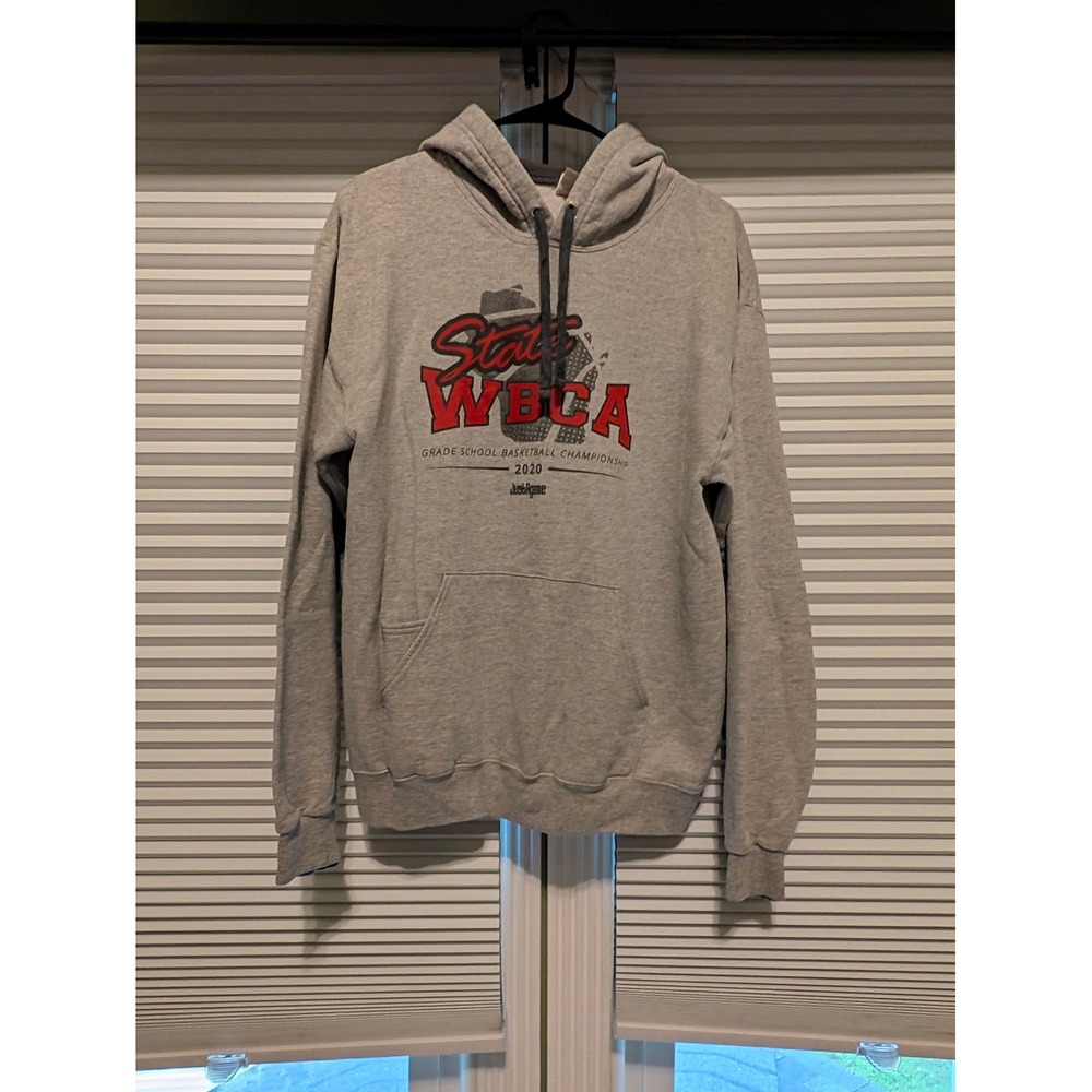 Fruit of the Loom WBCA 2020 Basketball Championship Hoodie Heather Gray Medium